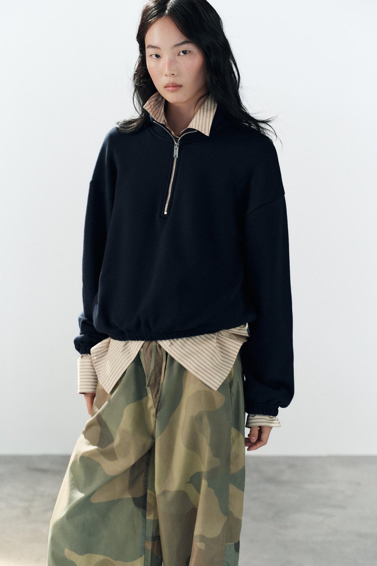 Harper Camo Drawstring Wide Leg Pants - Camo