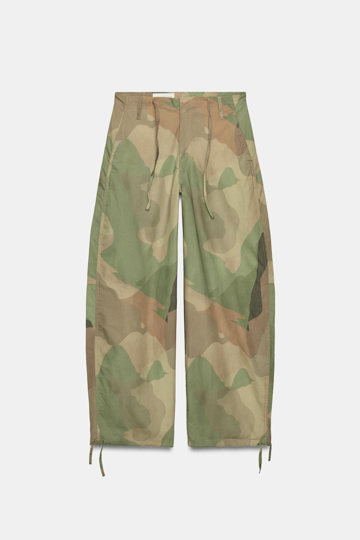 Harper Camo Drawstring Wide Leg Pants - Camo