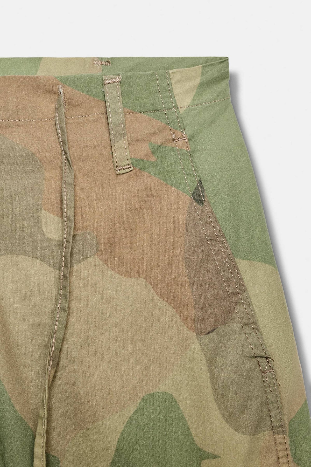 Harper Camo Drawstring Wide Leg Pants - Camo