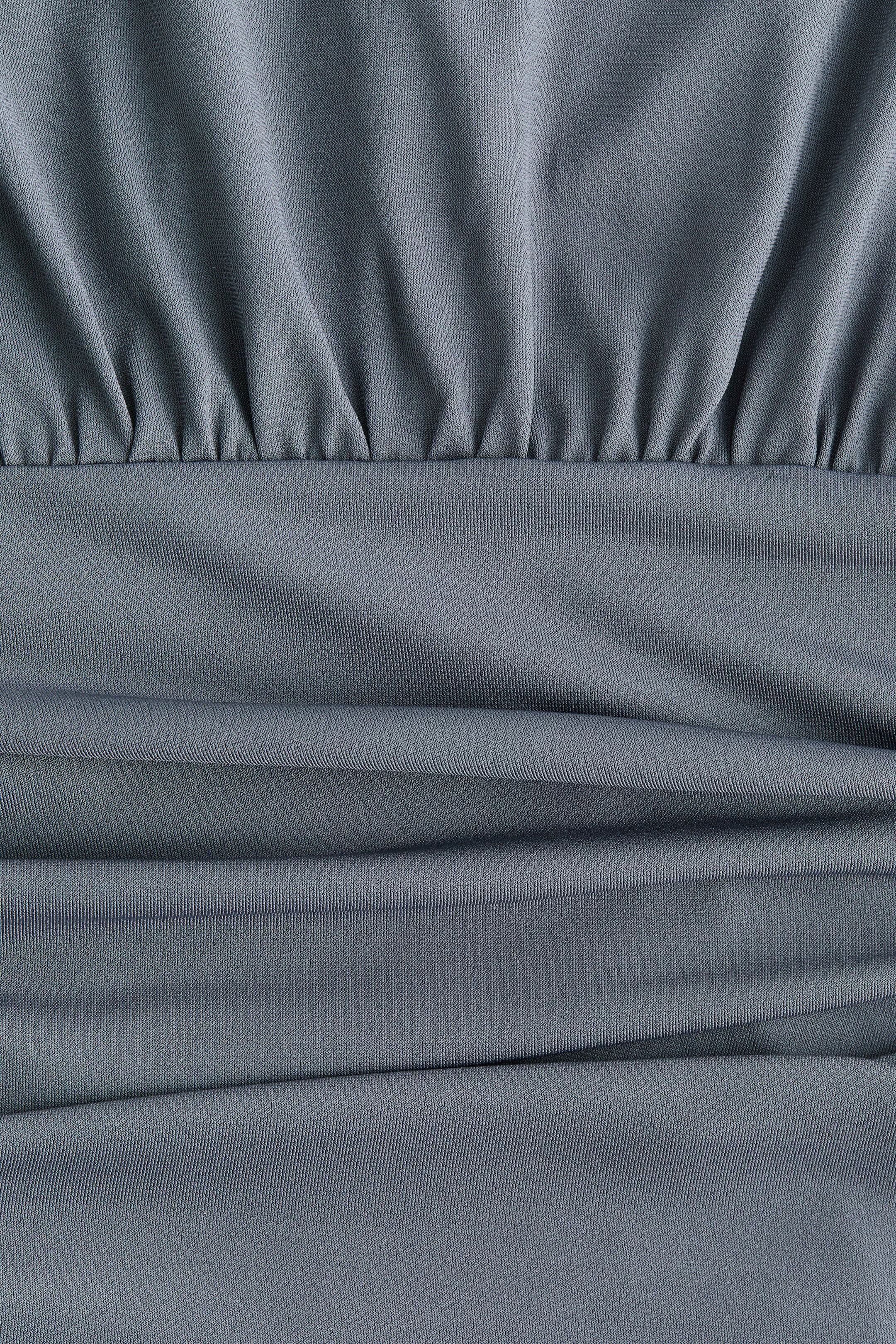 Grecian Draped Jersey Maxi