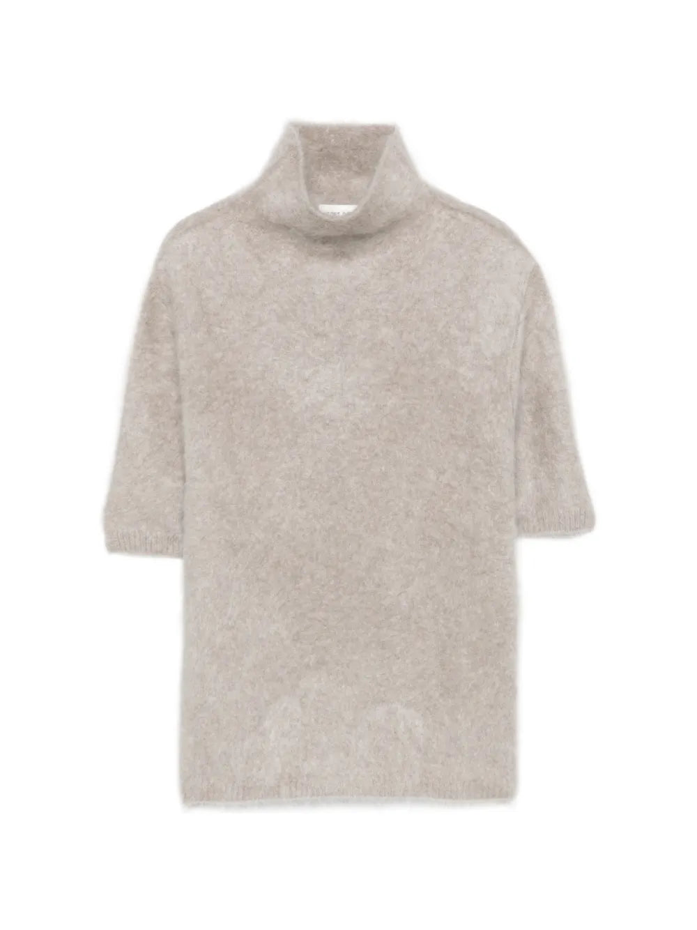 Cora Short Sleeve Turtleneck Sweater - Grey