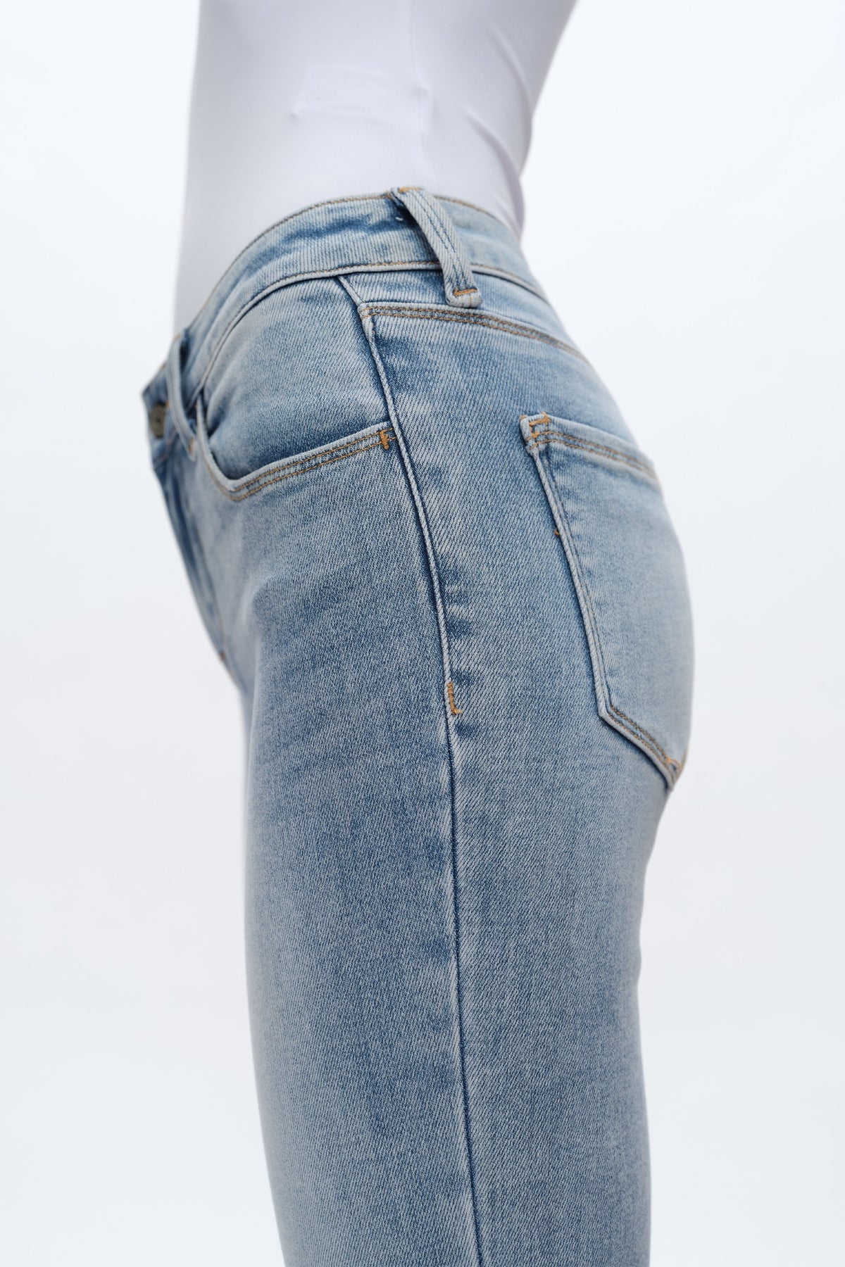 Jolie Low Rise Faded Flare Jeans