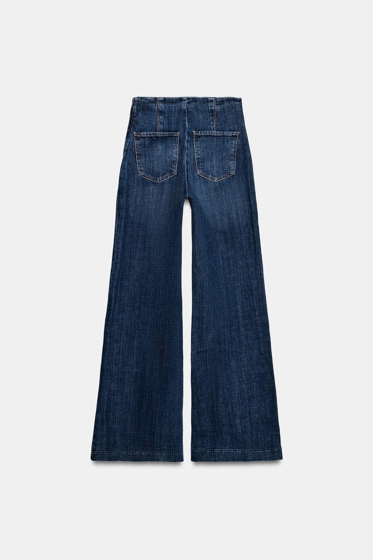 Noemie Seamed High Rise Wide Leg Jeans