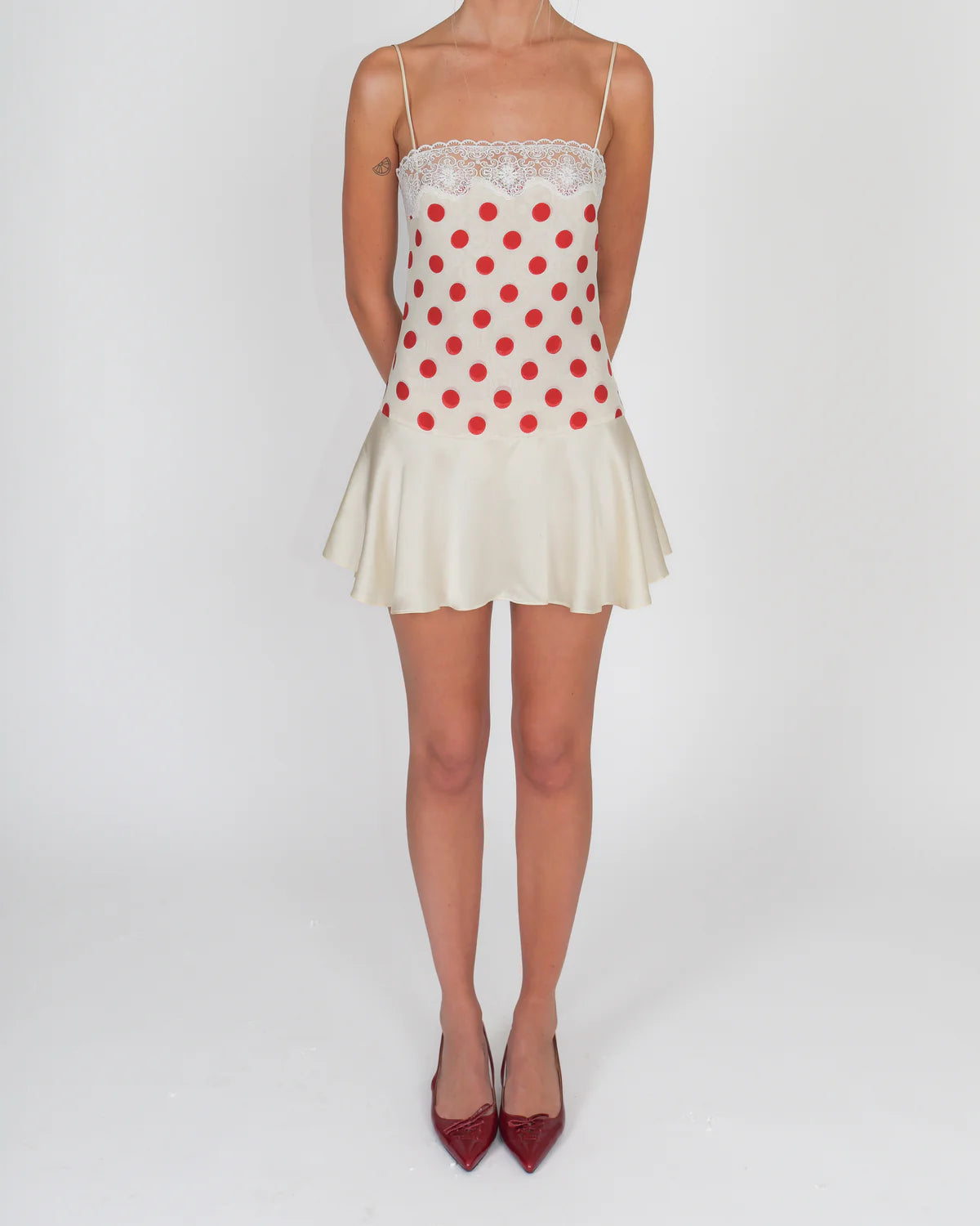 Dolce Polka Dot Mini Dress