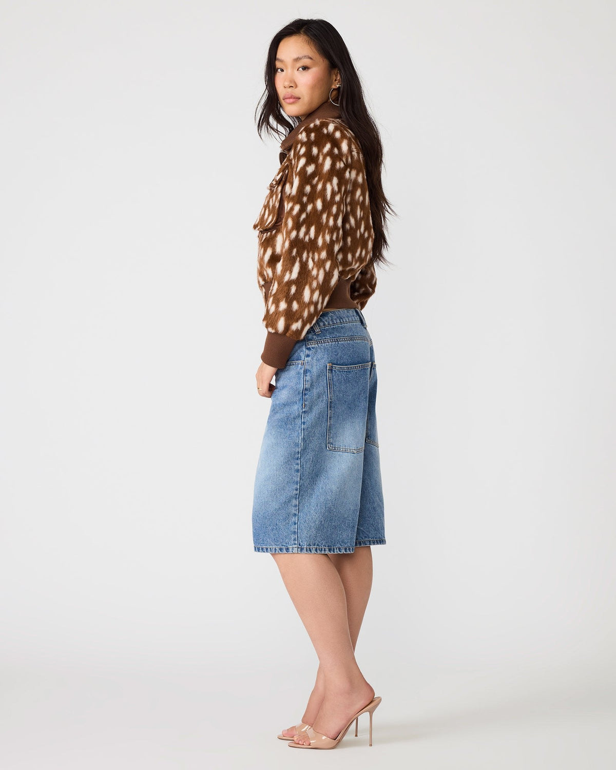 Sienna Fawn Faux Fur Jacket - Brown Fawn