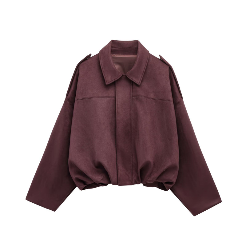 Suede Bomber Jacket