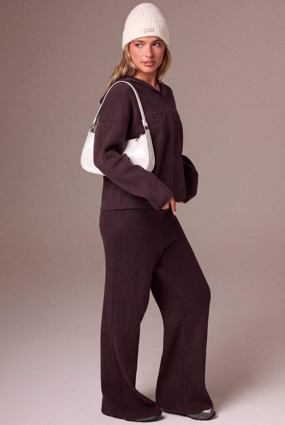 Éclat Bag - White - worn on model